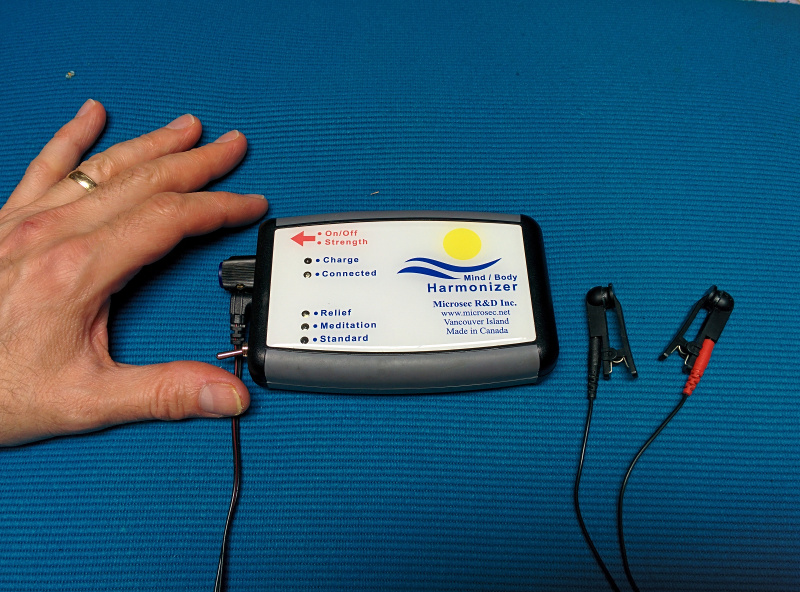 Mind Body Harmonizer to relieve depression and chronic pain. 2013-2014. Going into production April 2014.