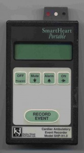Calculator sized heart monitor (1998 for Harley Street Software Inc.)